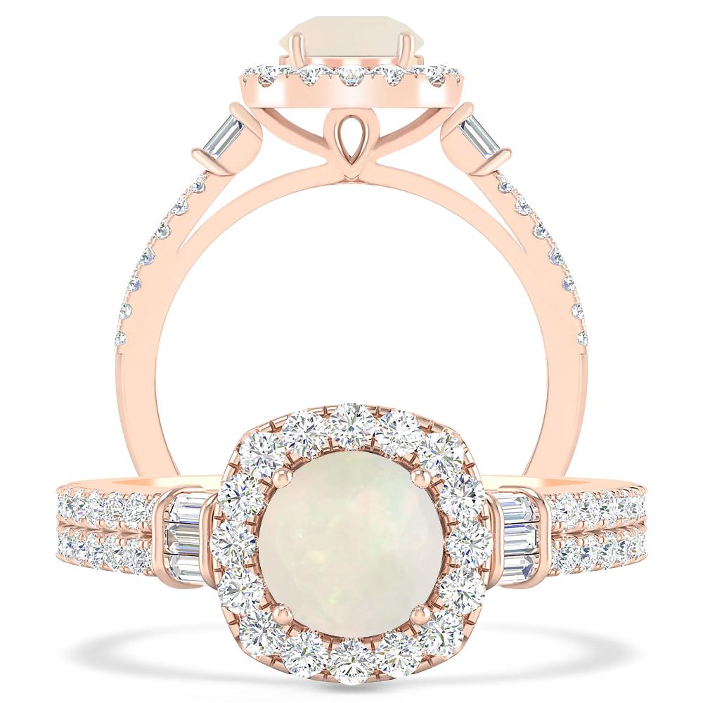 Rose Gold - Opal