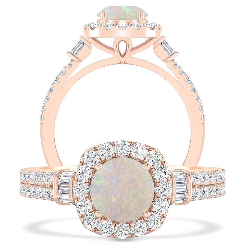 Rose Gold - Opal