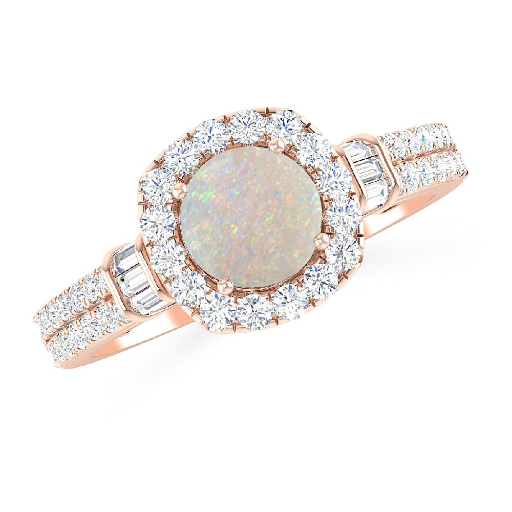 Rose Gold - Opal