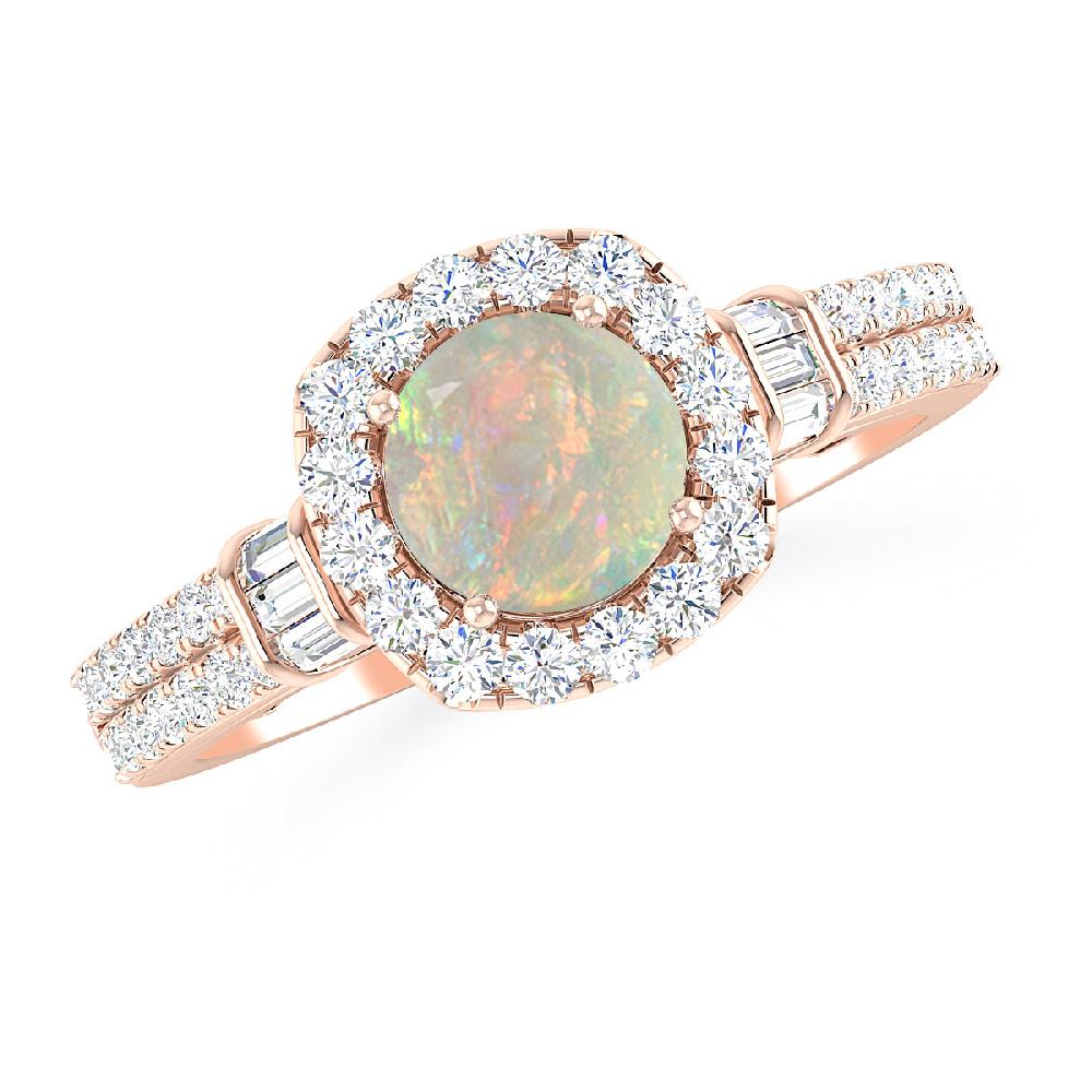 Rose Gold - Opal