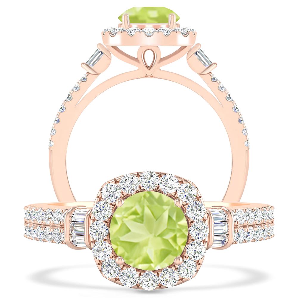 Rose Gold - Peridot