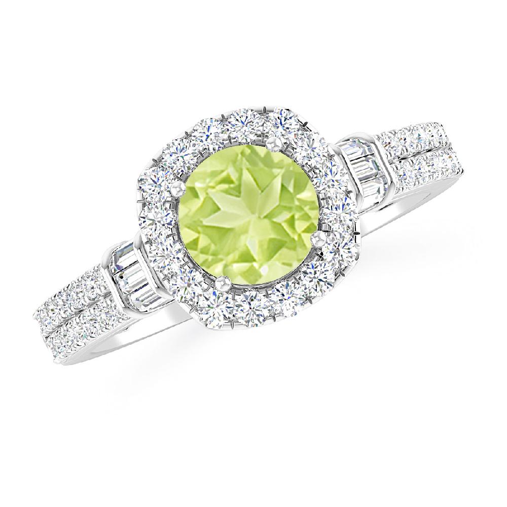 White Gold - Peridot