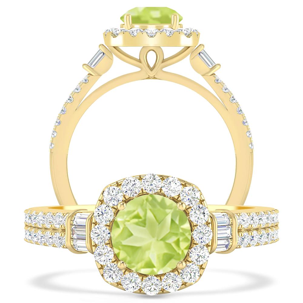 Yellow Gold - Peridot