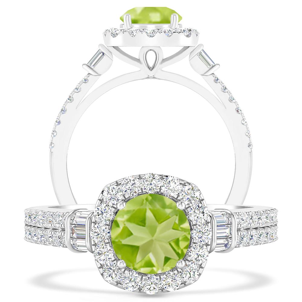 White Gold - Peridot