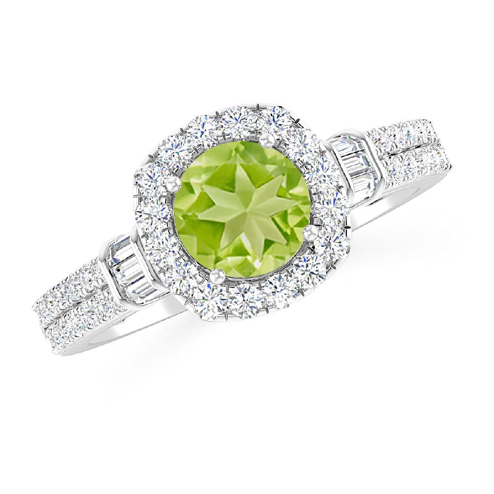 White Gold - Peridot