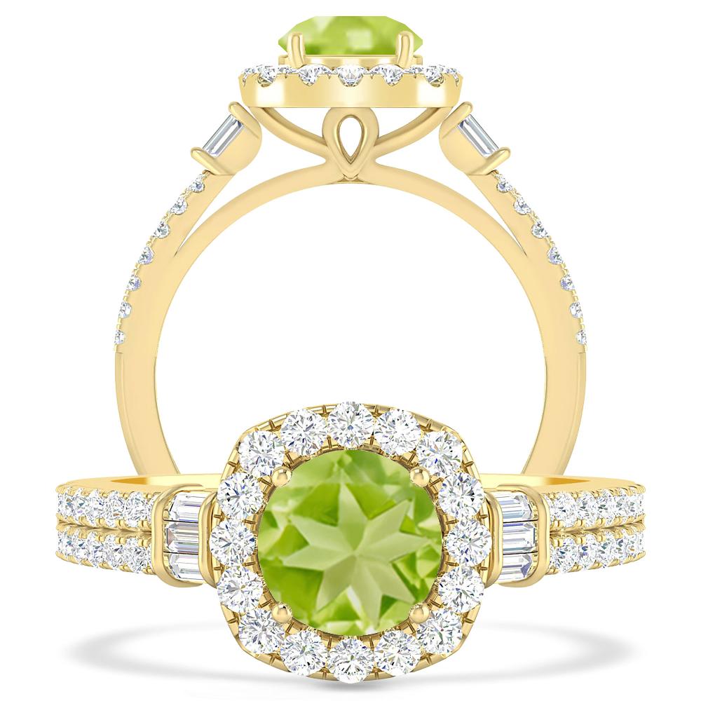 Yellow Gold - Peridot