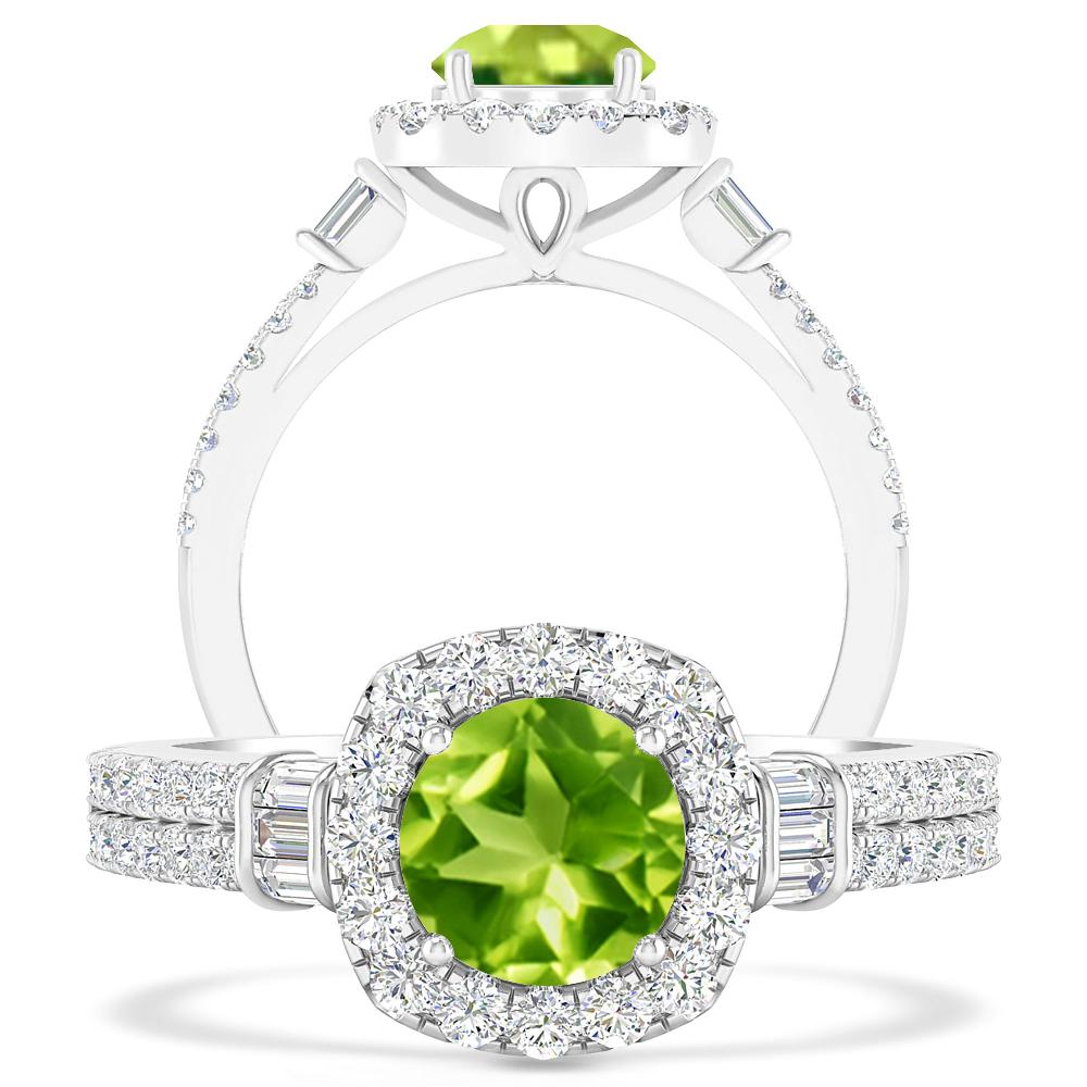 White Gold - Peridot