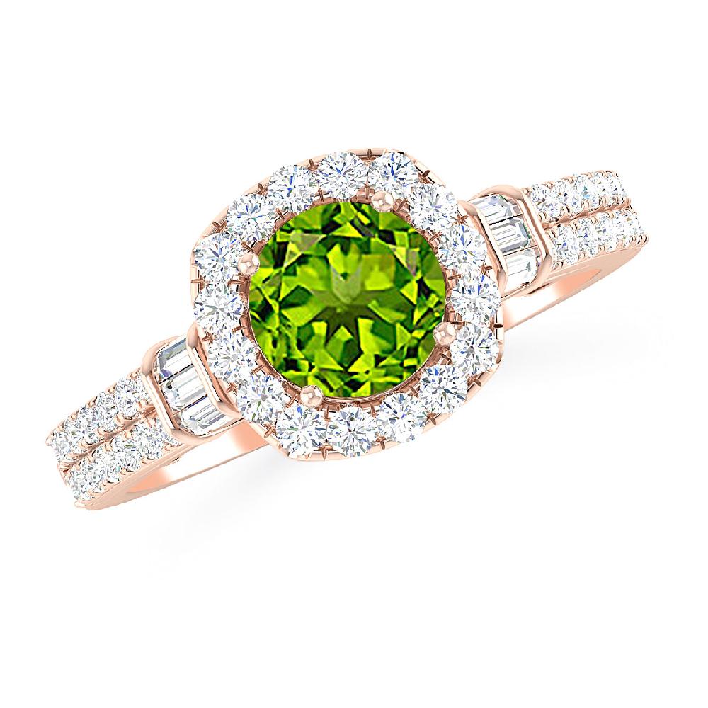 Rose Gold - Peridot