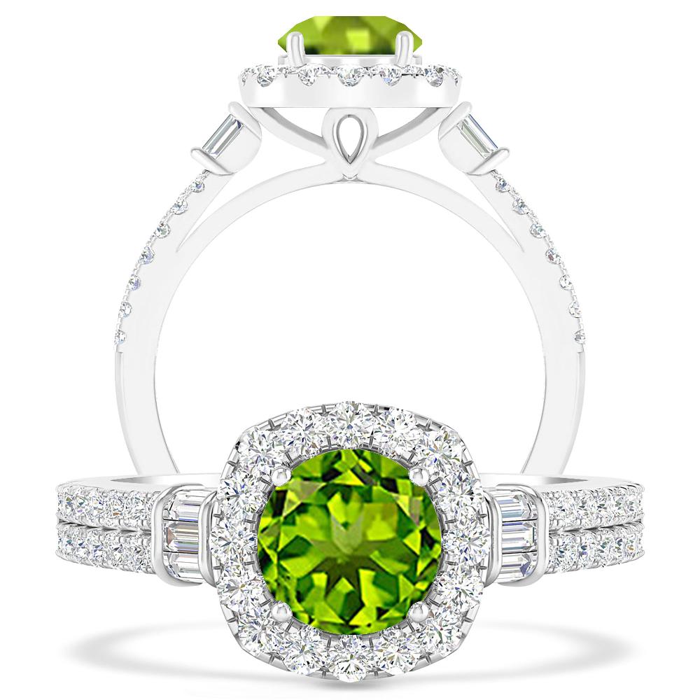 White Gold - Peridot