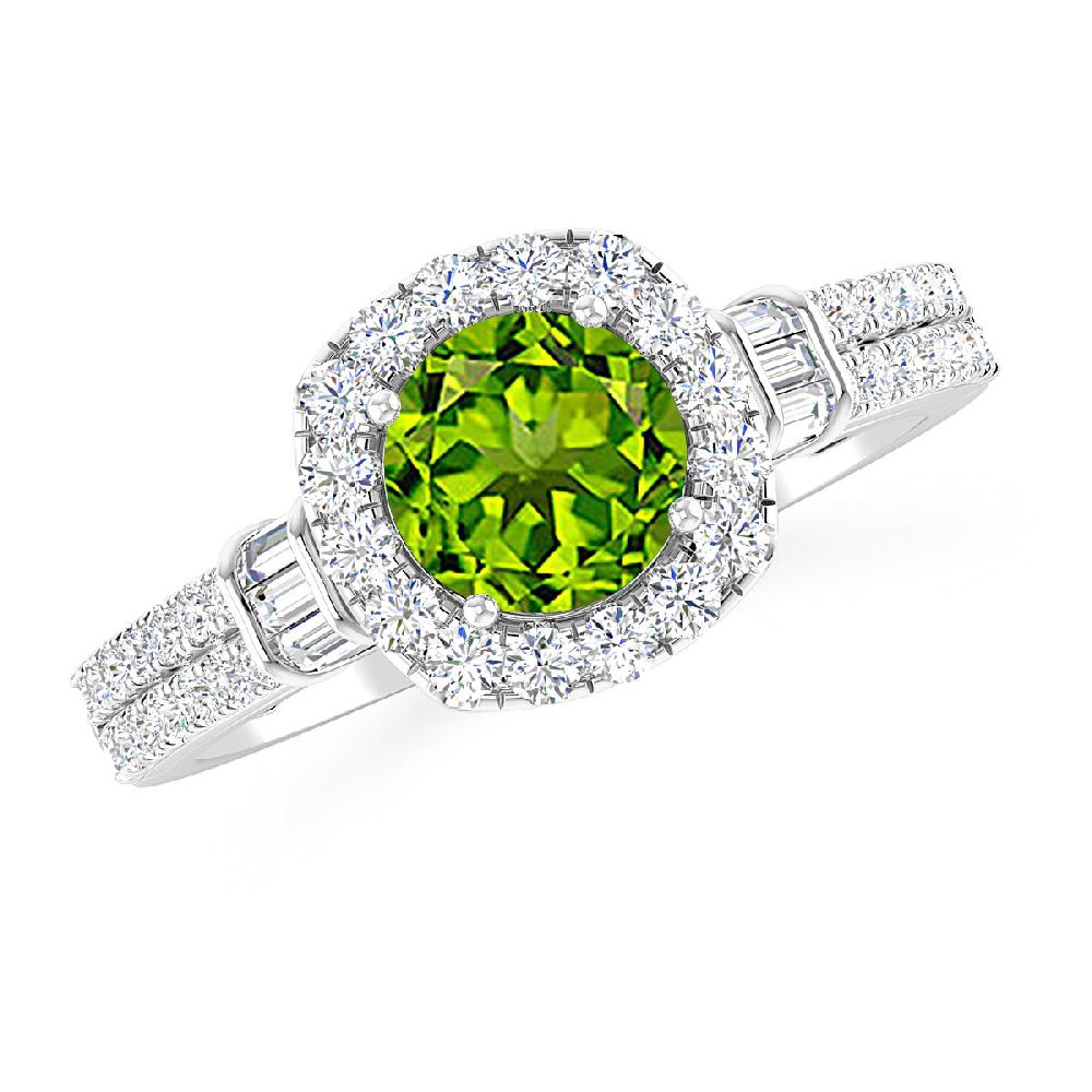 White Gold - Peridot