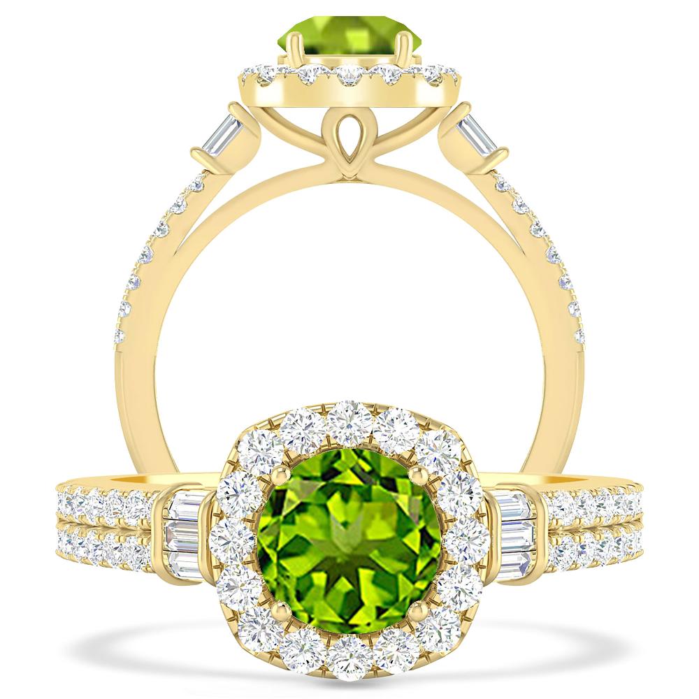 Yellow Gold - Peridot