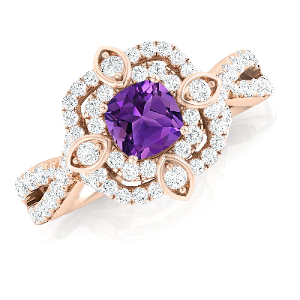 Rose Gold - Amethyst