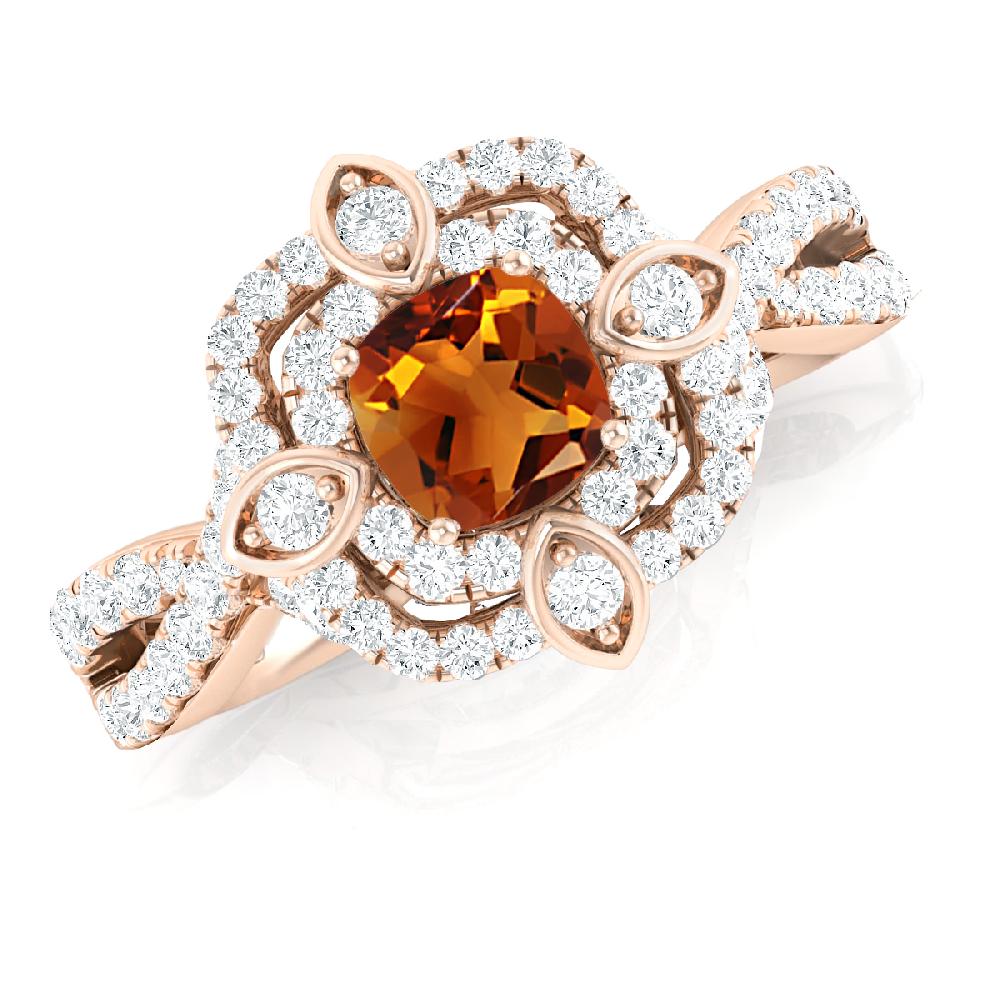 Rose Gold - Citrine