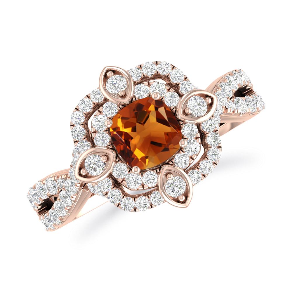 Rose Gold - Citrine