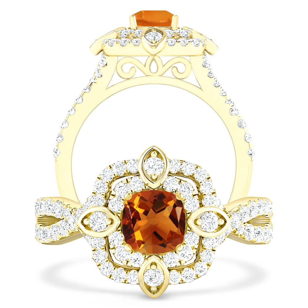 Yellow Gold - Citrine