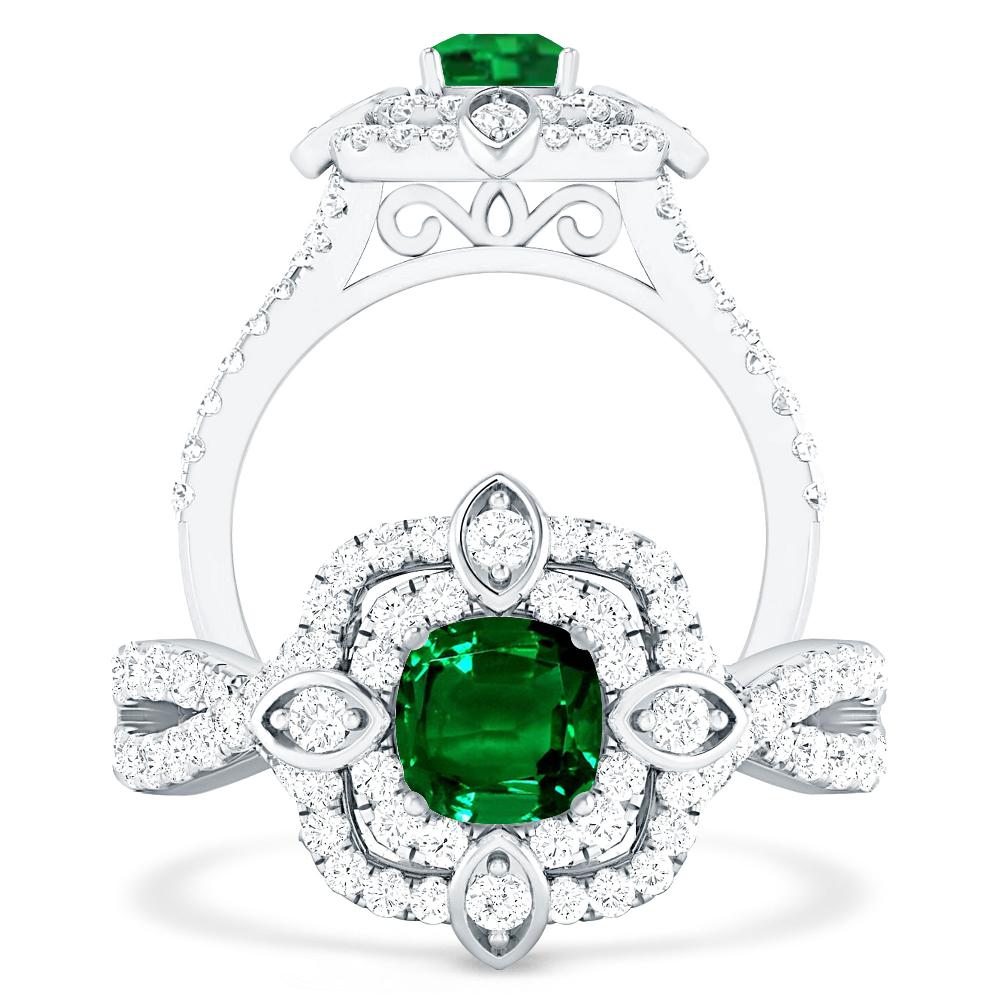 White Gold - Emerald