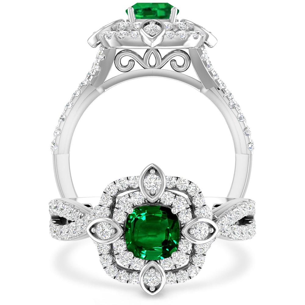 White Gold - Emerald