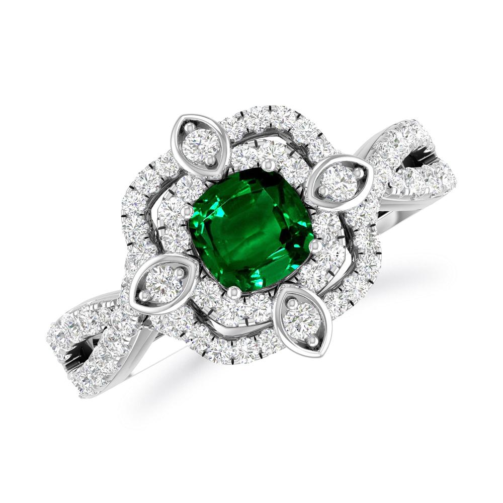 White Gold - Emerald