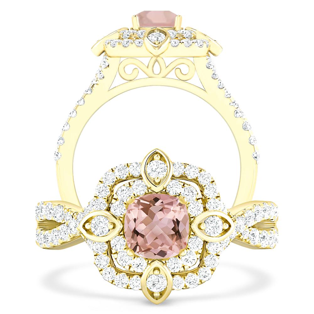 Yellow Gold - Morganite