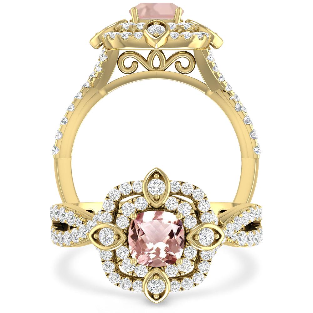 Yellow Gold - Morganite