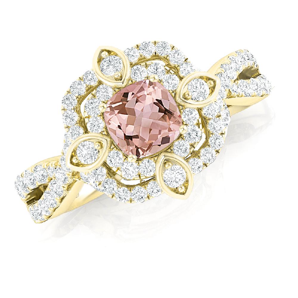 Yellow Gold - Morganite