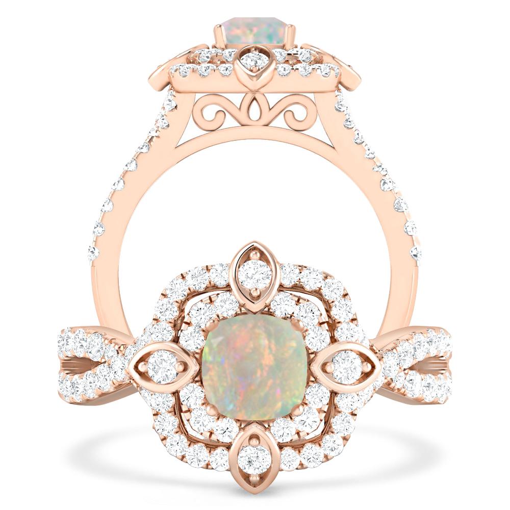 Rose Gold - Opal