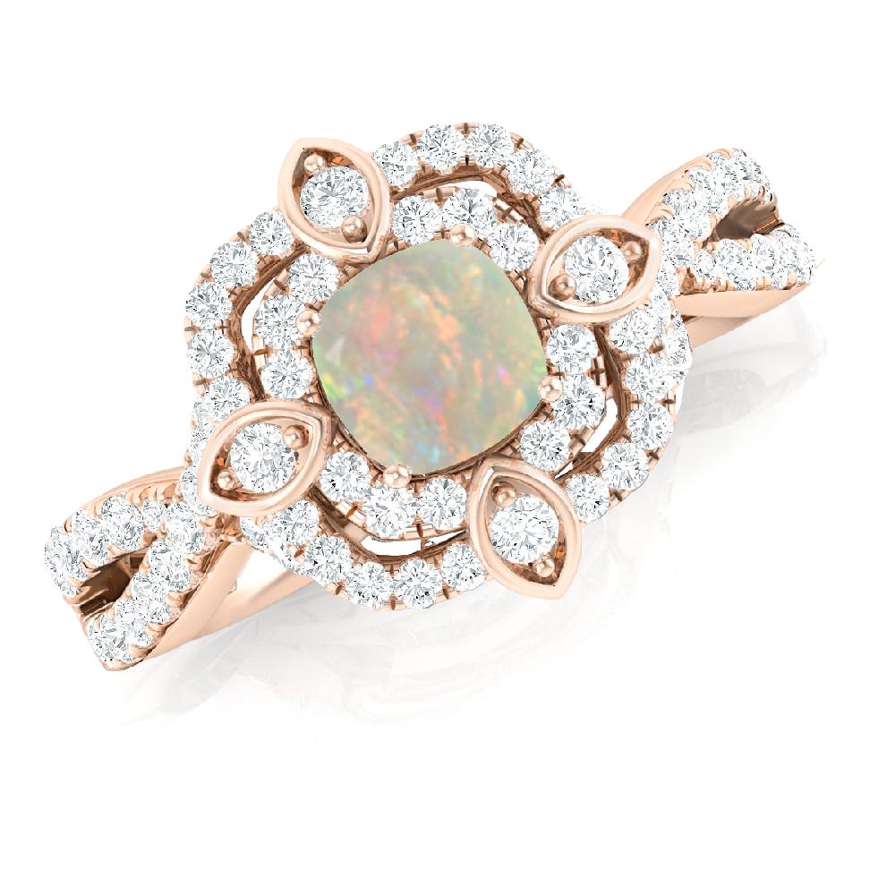 Rose Gold - Opal