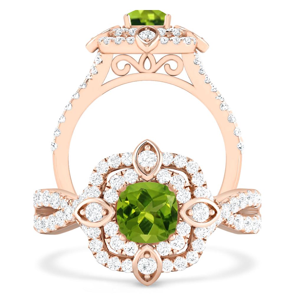 Rose Gold - Peridot