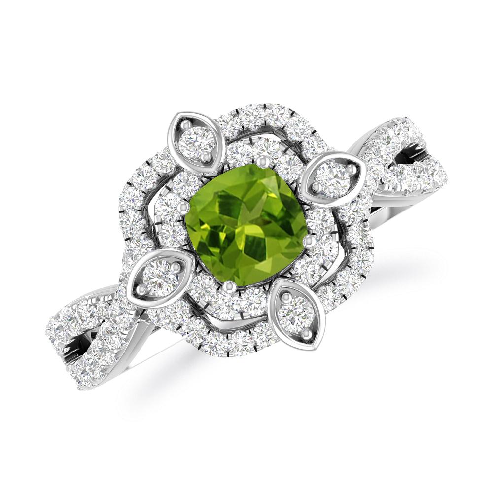 White Gold - Peridot