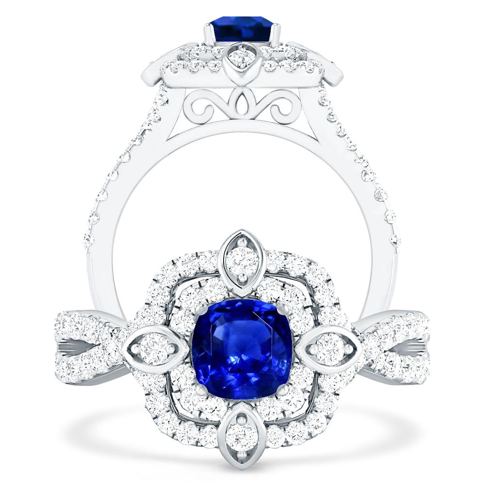 White Gold - Sapphire