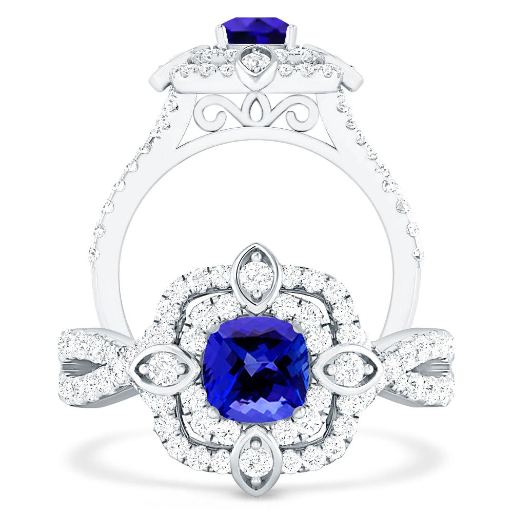 White Gold - Tanzanite