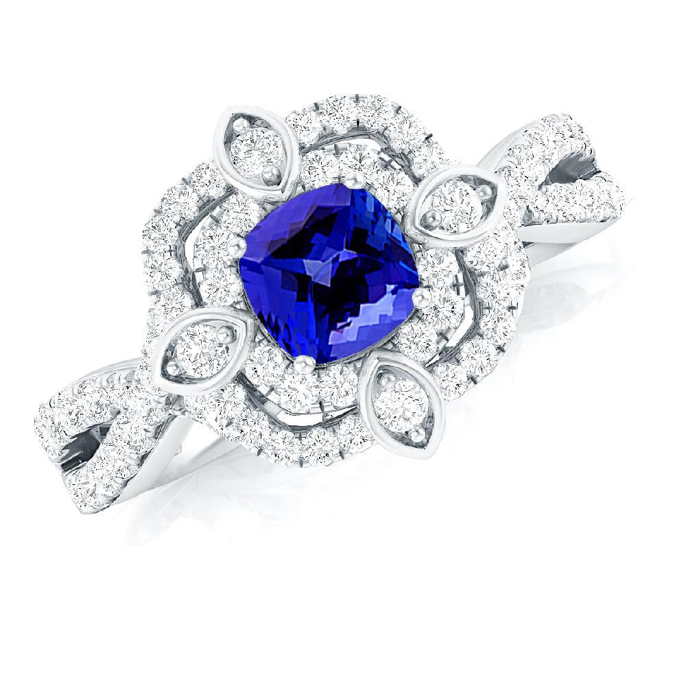 White Gold - Tanzanite