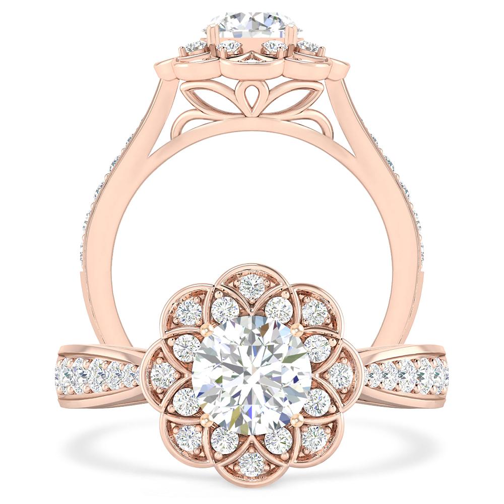 Rose Gold - Diamond