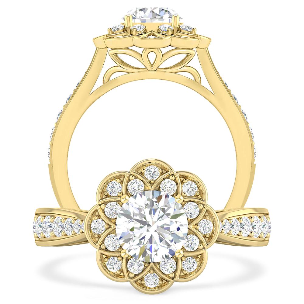 Yellow Gold - Diamond