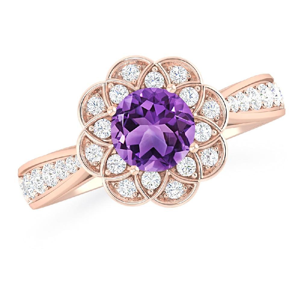 Rose Gold - Amethyst