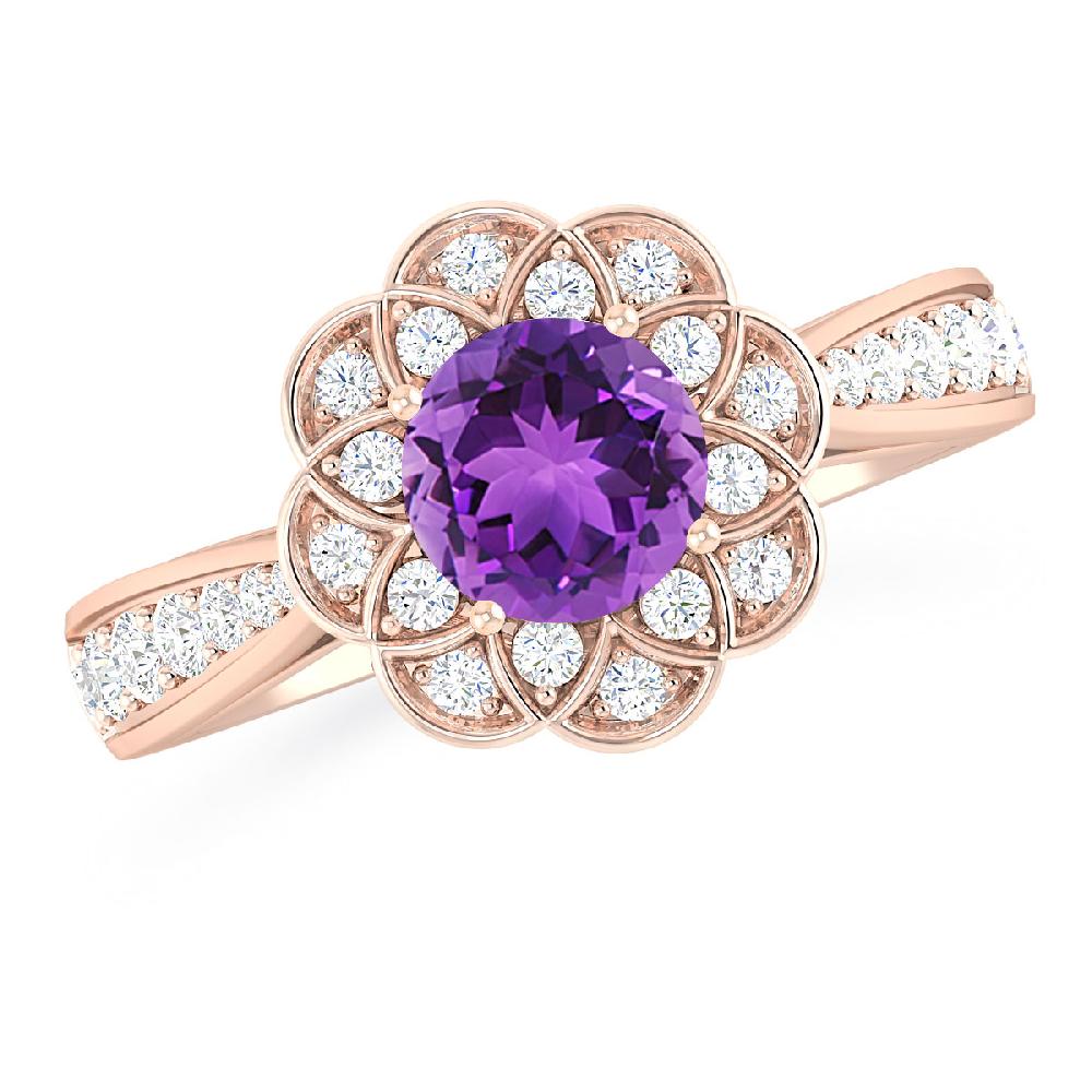 Rose Gold - Amethyst