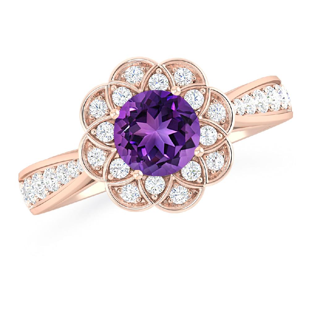 Rose Gold - Amethyst