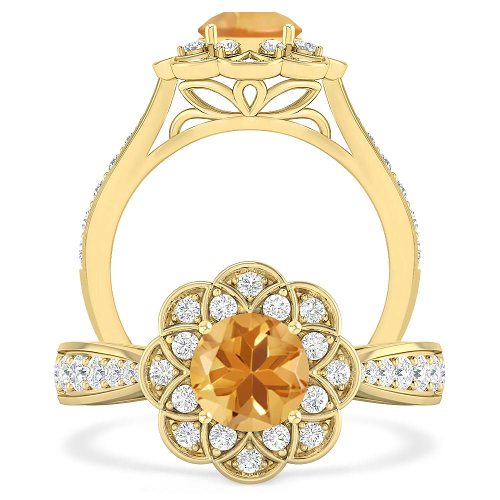 Yellow Gold - Citrine