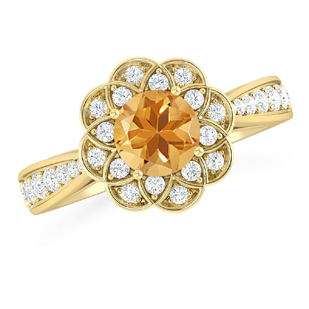 Yellow Gold - Citrine