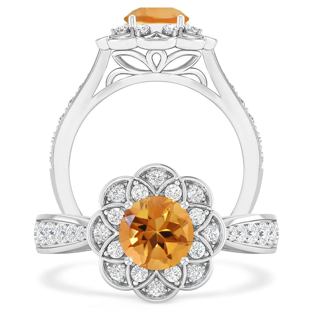 White Gold - Citrine