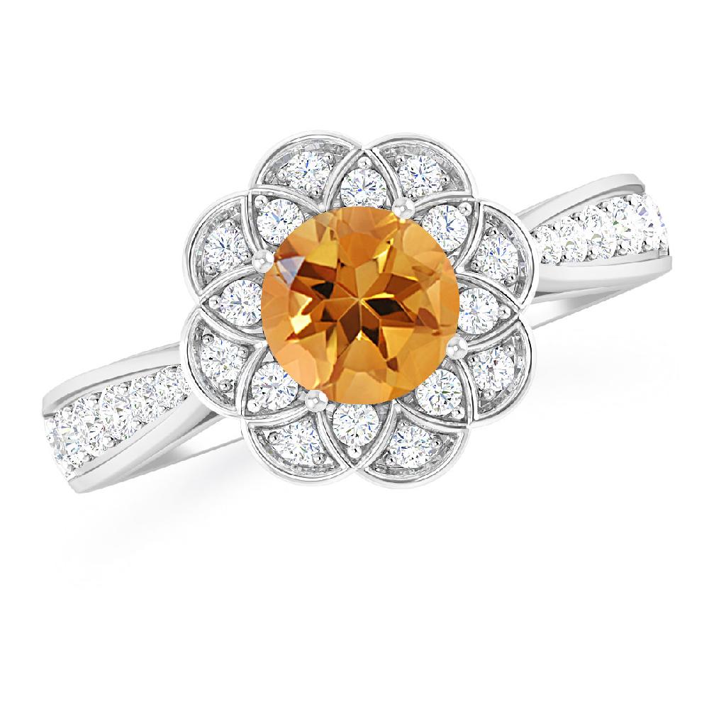 White Gold - Citrine