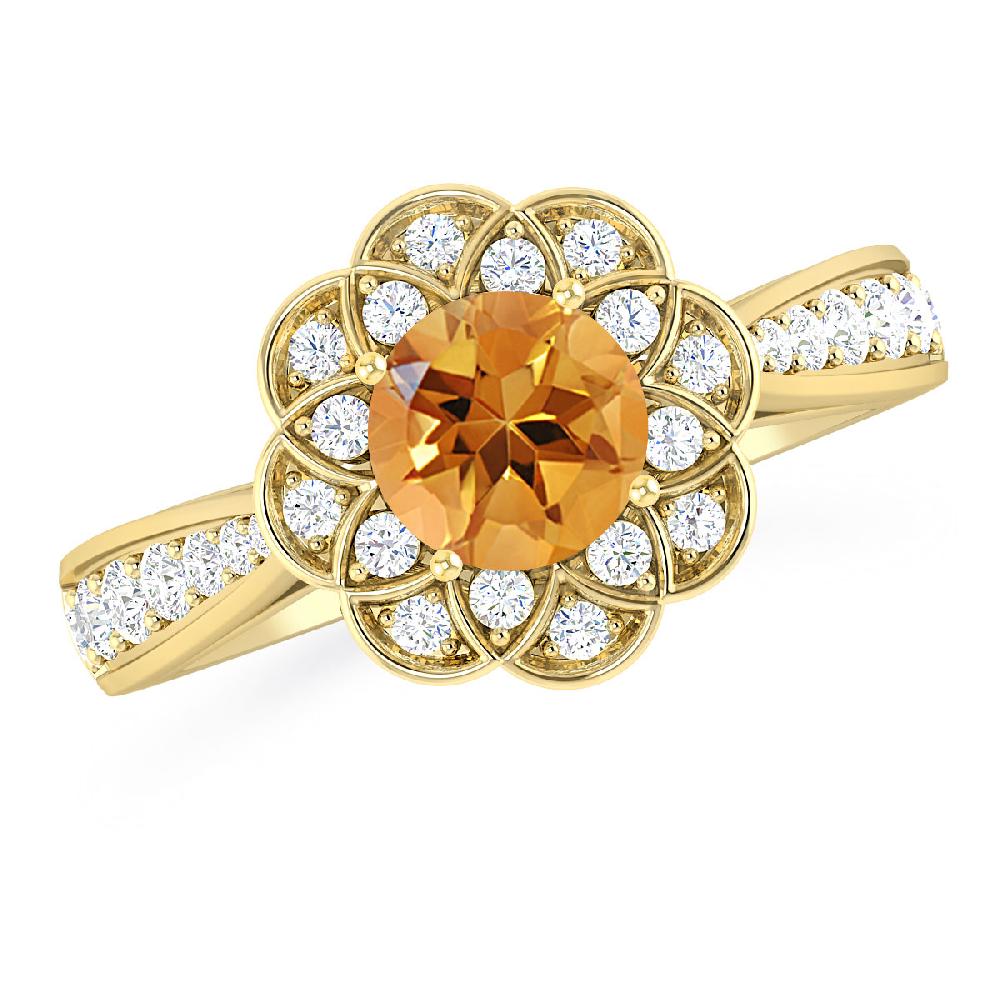 Yellow Gold - Citrine