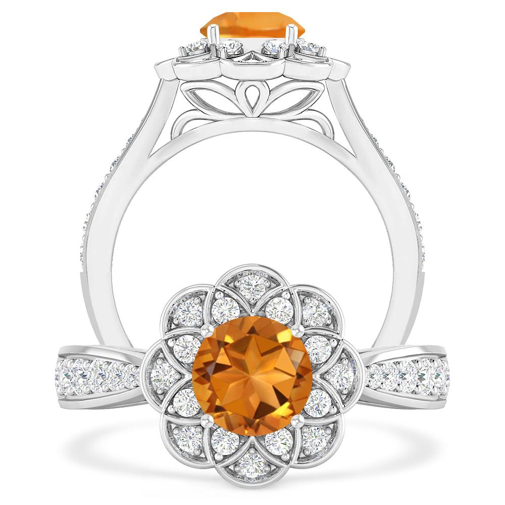 White Gold - Citrine