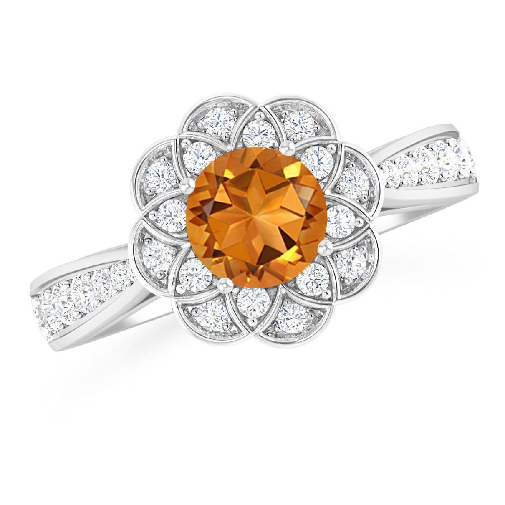 White Gold - Citrine