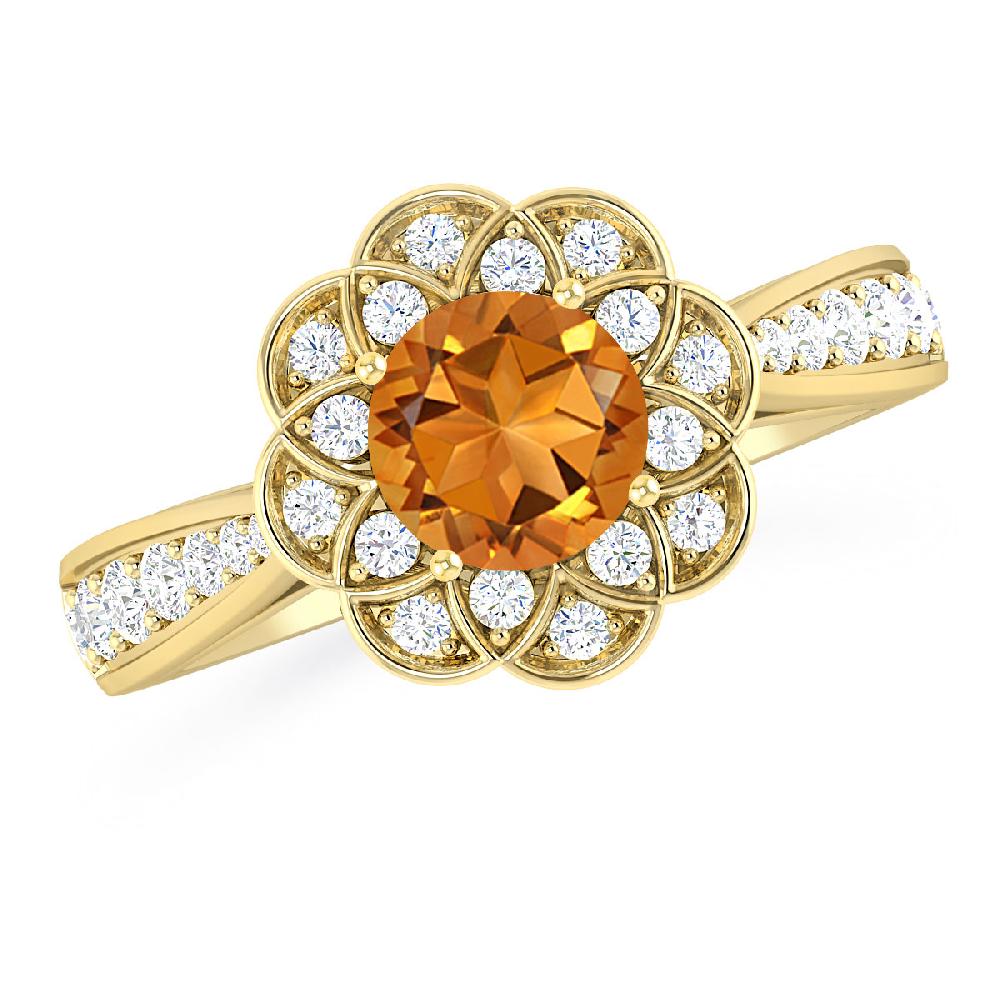 Yellow Gold - Citrine