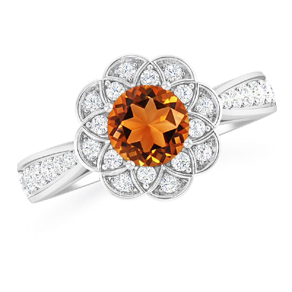 White Gold - Citrine