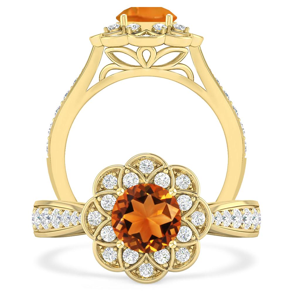 Yellow Gold - Citrine