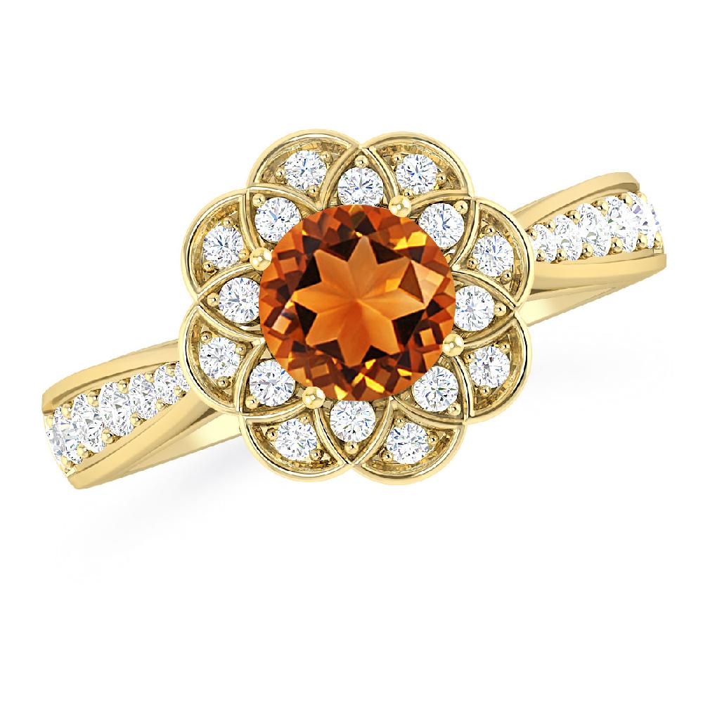 Yellow Gold - Citrine