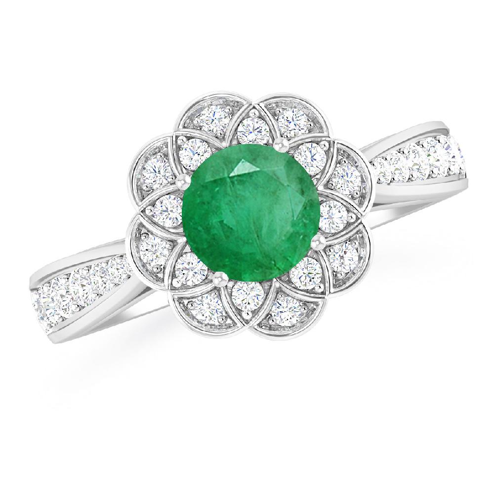 White Gold - Emerald