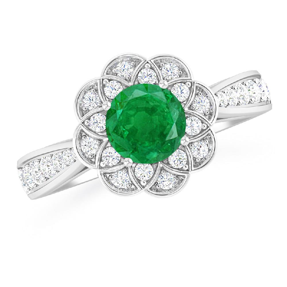 White Gold - Emerald